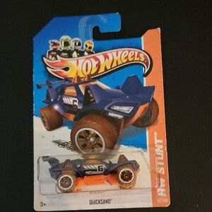 Blue and Orange Stunt Car